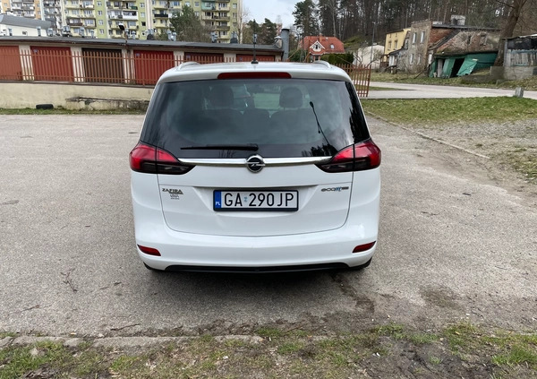 Opel Zafira cena 33900 przebieg: 266560, rok produkcji 2012 z Gdynia małe 137